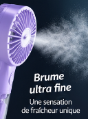 Mini Ventilateur Brumisateur Rechargeable