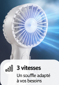 Mini Ventilateur Brumisateur Rechargeable