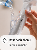Mini Ventilateur Brumisateur Rechargeable